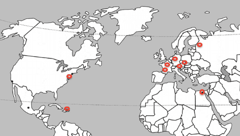 Les voyages de Duboys de La Molignière entre 1774 et 1820
