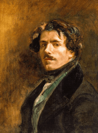 Eugène Delacroix, autoportrait, 1839 (@musée du Louvre)