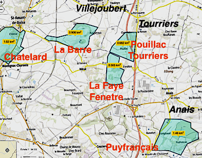 Les terres des Duboys entre 1700 et 1950