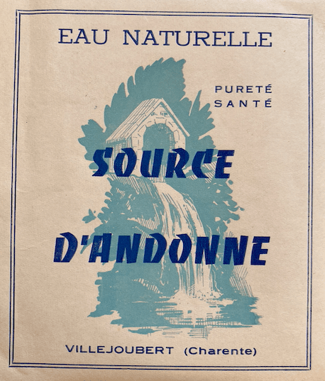 Étiquette d’une bouteille produite par le domaine en 1960